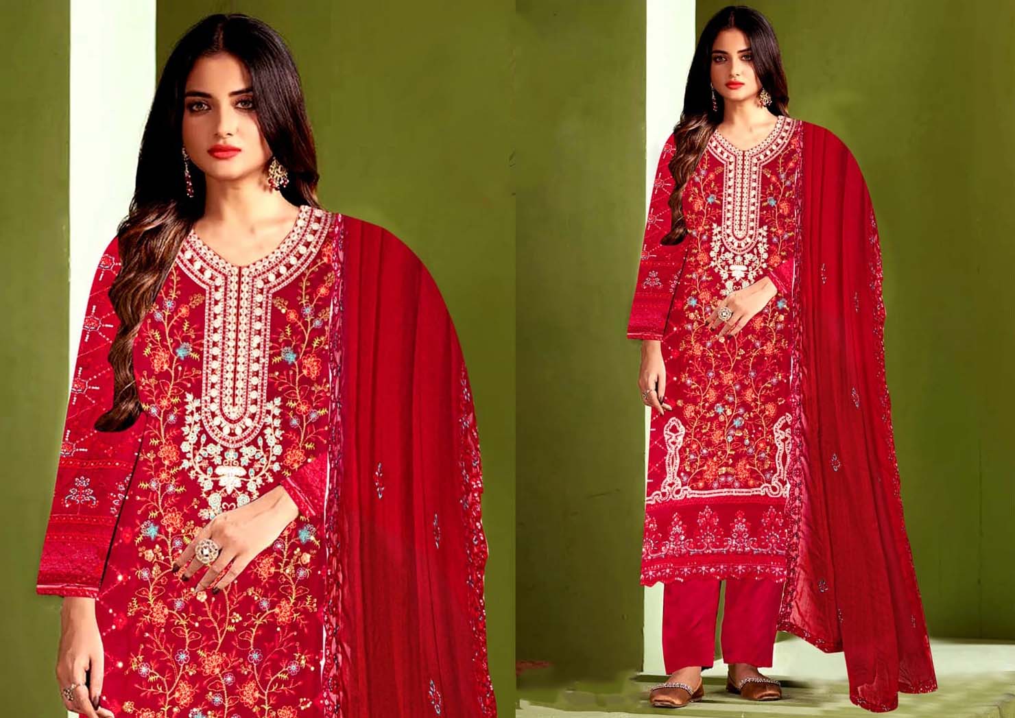 embroidered salwar kameez