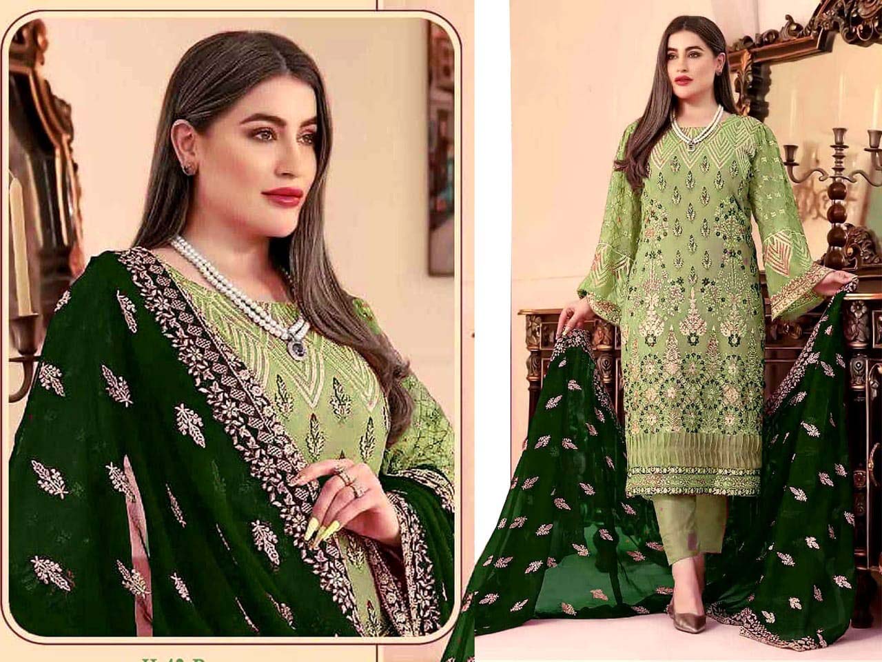 gorgeous embroidered salwar Kameez